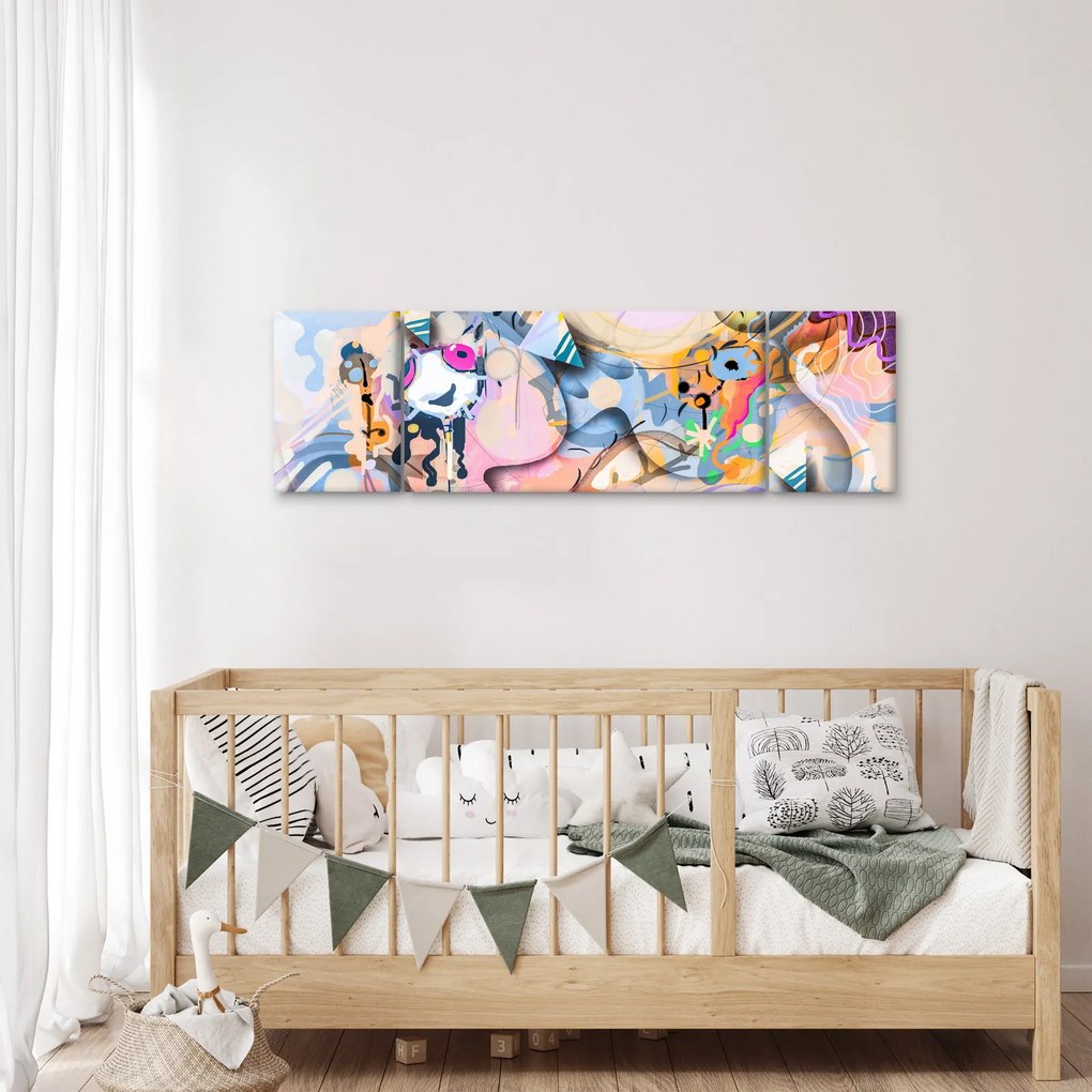 Obraz - Abstrakcja bajki (170x50 cm)