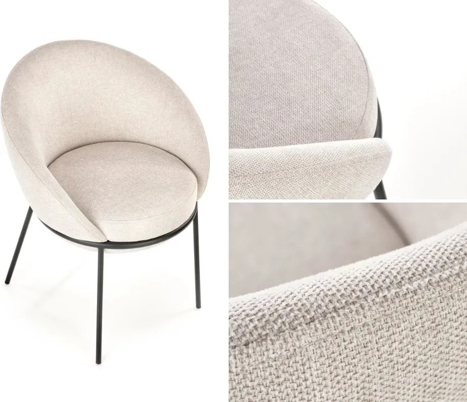 Kubełkowe krzesło do jadalni K482