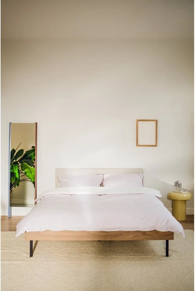 Lustro z drewnianą ramą stojące 49x166 cm Lun – noo.ma