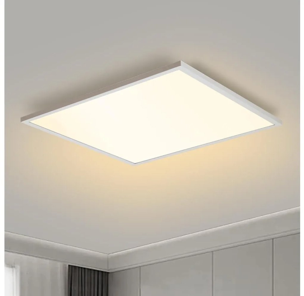 Brilagi - Ściemnialne oświetlenie LED SLIMFRAME LED/58W/230V 60x60 cm biały + pilot