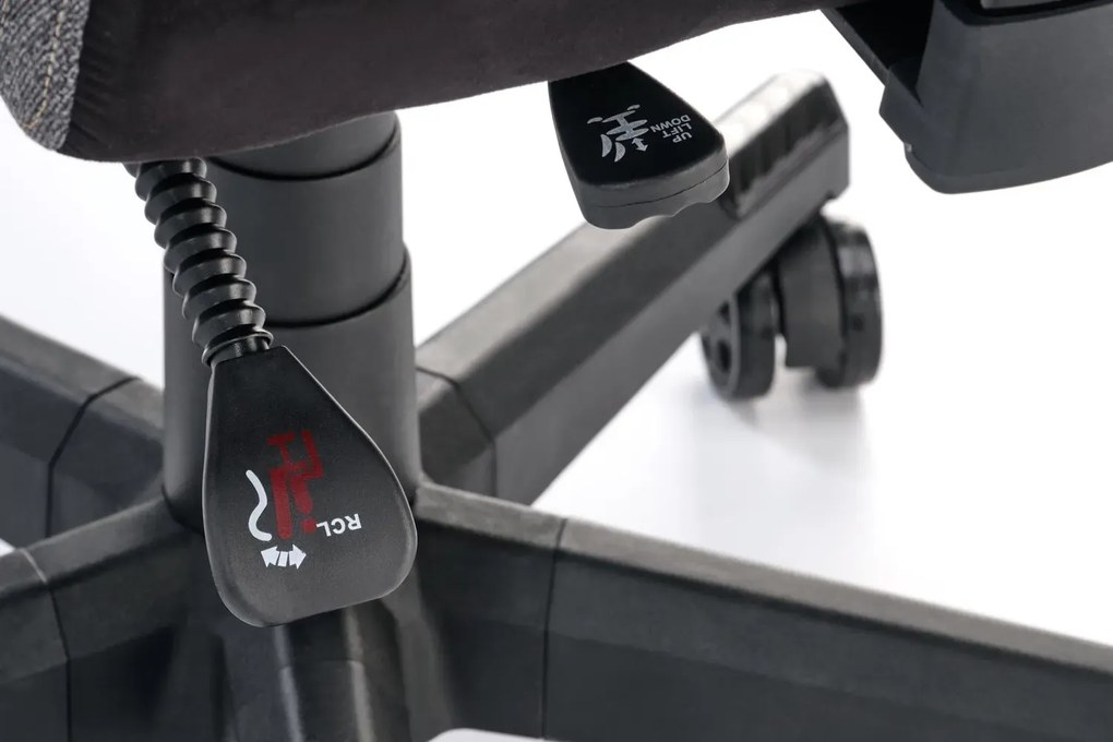 Fotel gamingowy NITRO 2 szary/czarny HALMAR