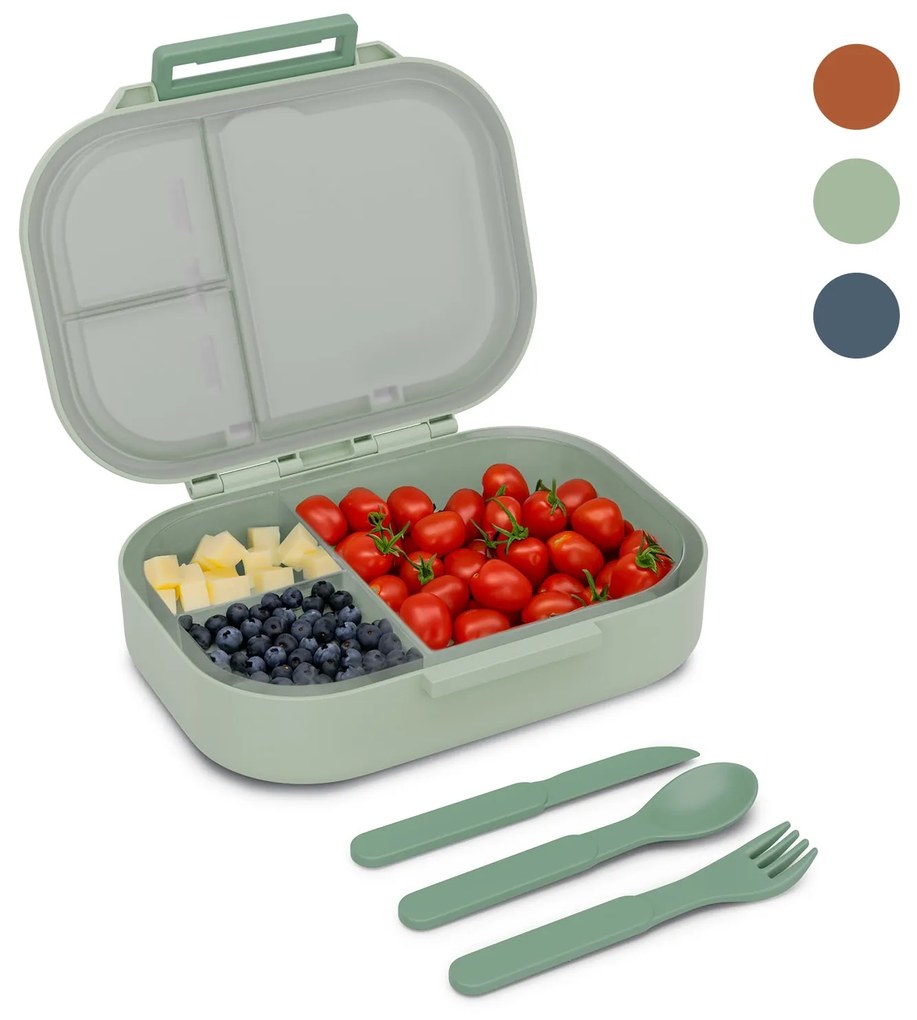 Klarstein Bunko, śniadaniówka, lunch box, tworzywo sztuczne, 3 komory