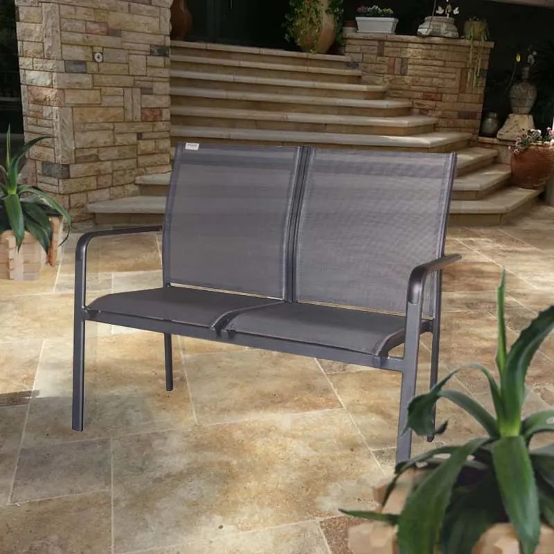 Doppler EXPERT PLUS ławka ogrodowa srebrnoszara