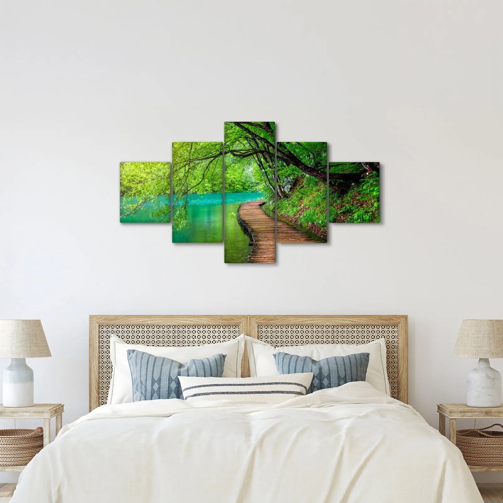 Obraz - Jeziora Plitwickie (125x70 cm)