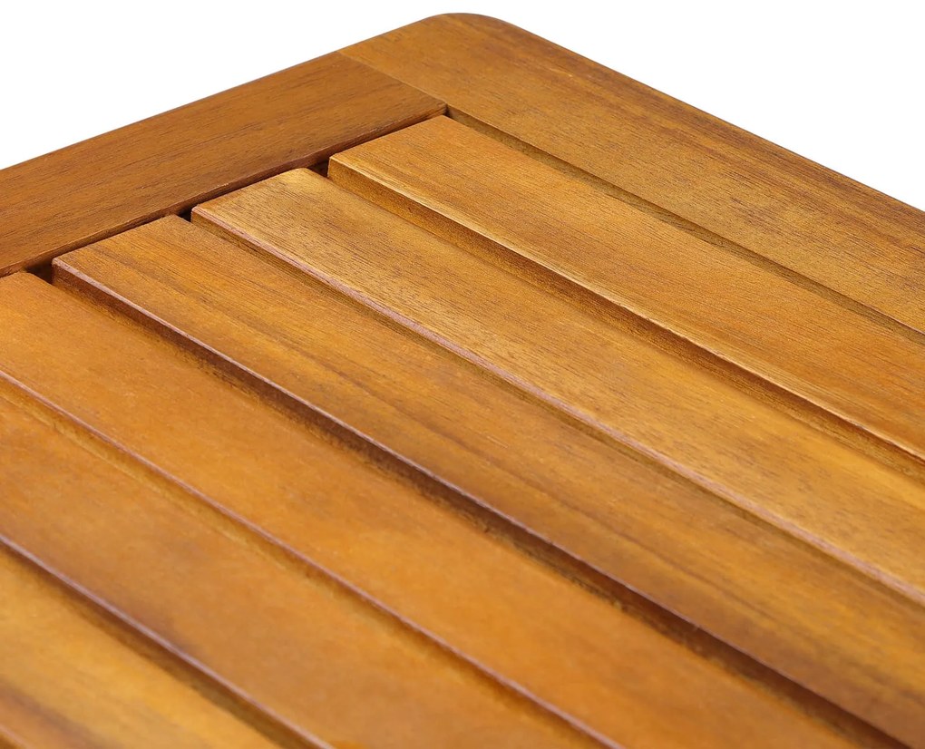 Drewniany stolik WASHINGTON, 45x45x45cm, brązowa Casaria