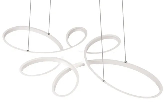 Biała lampa wisząca LED Fly – Trio