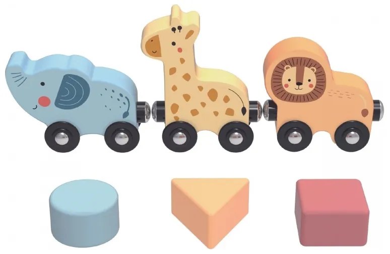 Tooky toy drewniany stół aktywności montessori pętla motoryczna