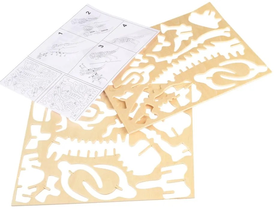 Drewniane 3D puzzle dinozaur Rex London Tyrannosaurus
