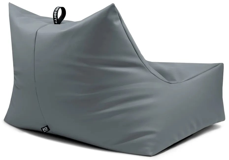 Czerwony worek do siedzenia z imitacji skóry Icy Sofa – So Soft?