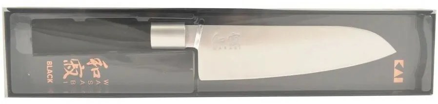 Kai Santoku Nóż Wasabi Black, 16,5 cm