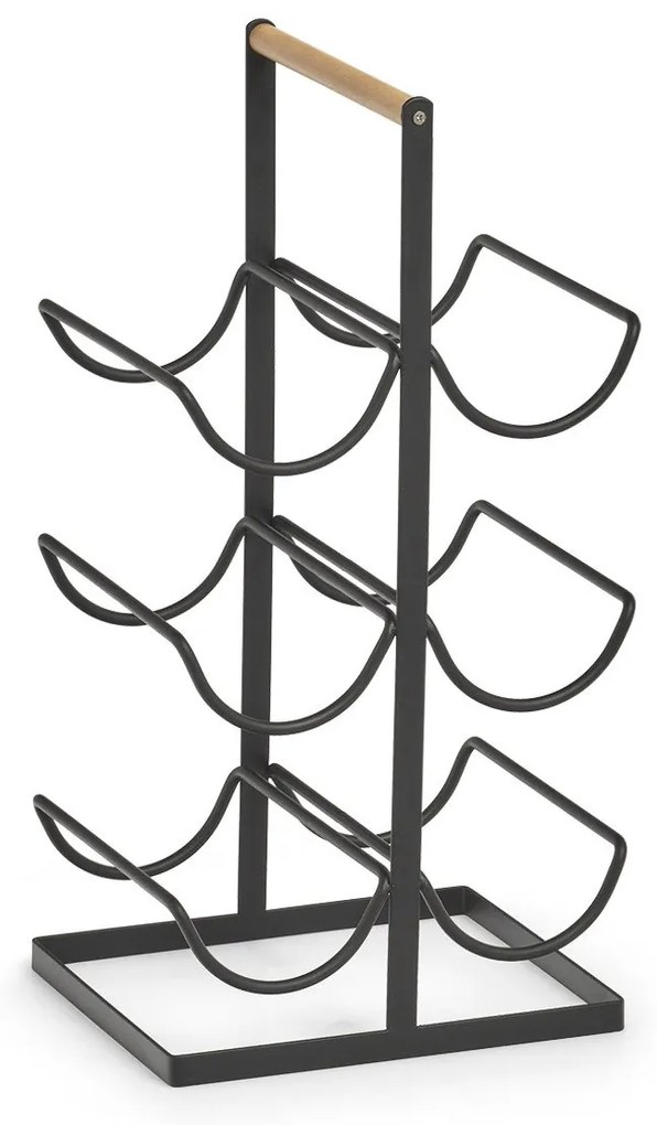 Stojak na wino metalowy, 6-ramienny, 46 cm, ZELLER