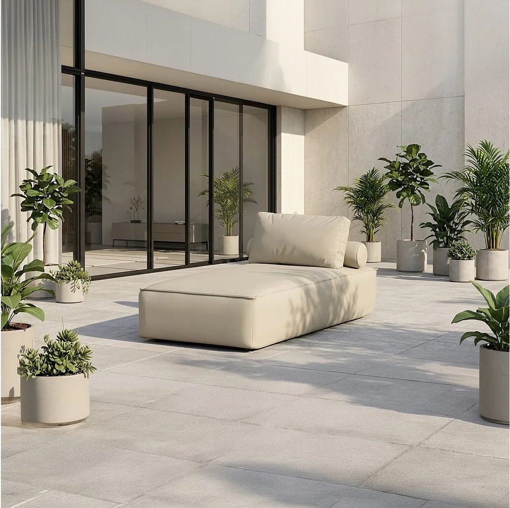 Szezlong Patio, tkanina Odyssey, pearl (01)