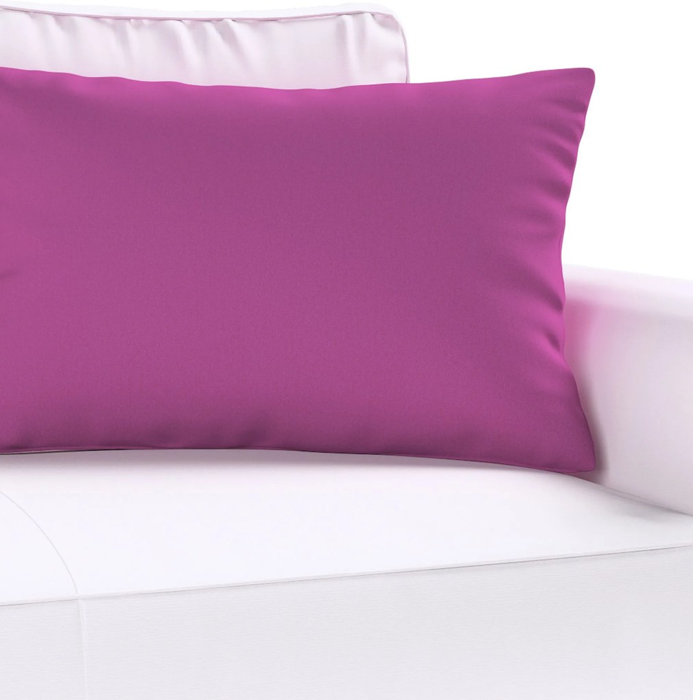 Poszewka Kinga na poduszkę prostokątną kolor różowy tkanina strukturalna