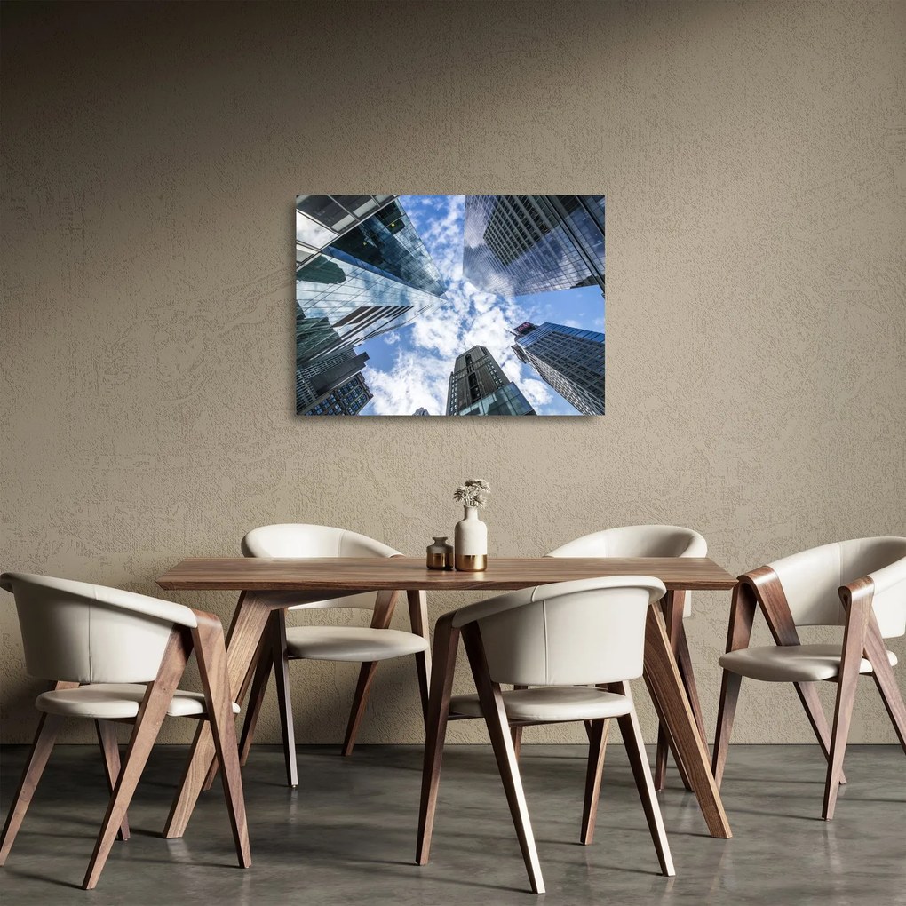 Obraz na szkle drapaczy chmur (70x50 cm)