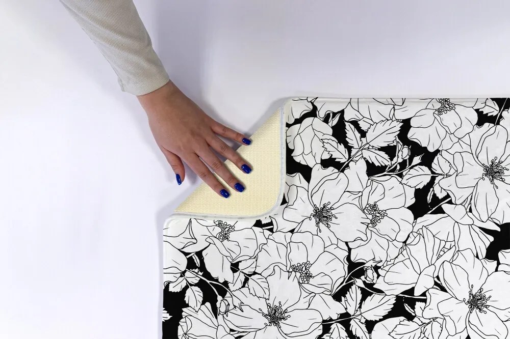 Dywanik łazienkowy antypoślizgowy Dywanik łazienkowy antypoślizgowy Kwiaty Róże