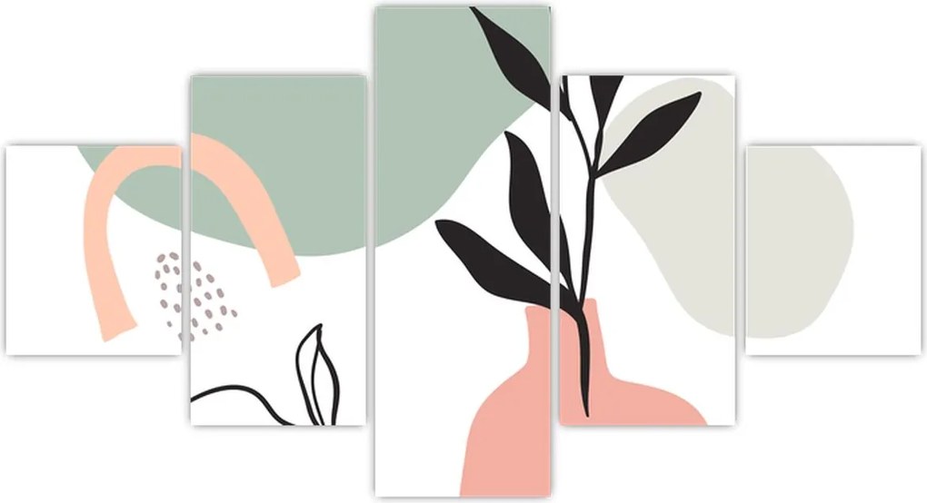 Obraz - Kwiaty w wazonie N⁰3 (125x70 cm)