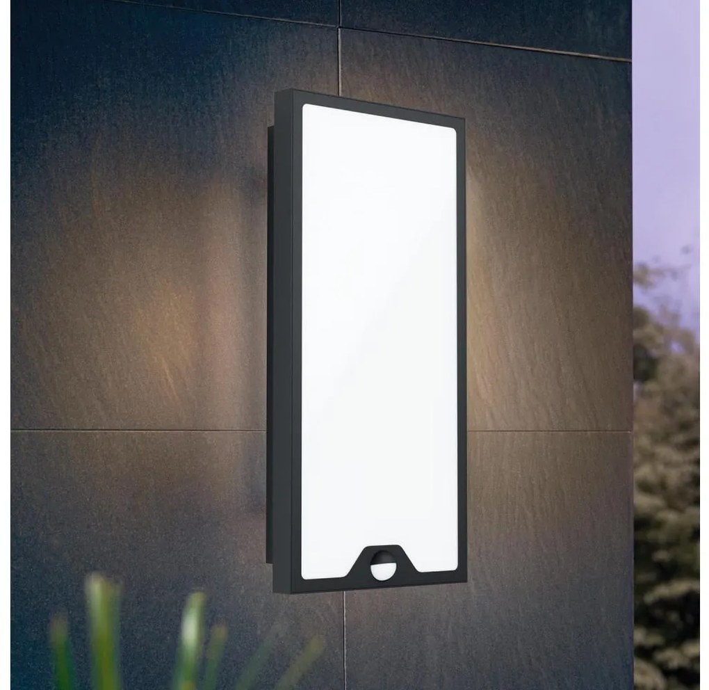 Eglo 99521 - LED Oświetlenie zewnętrzne z czujnikiem CASAZZA LED/16W/230V IP44