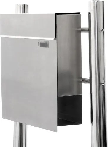 Skrzynka na listy stojąca ze stali nierdzewnej