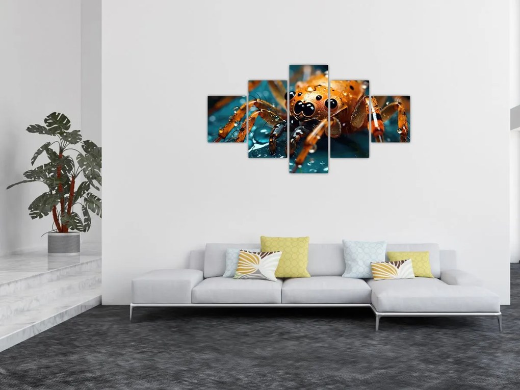Obraz - Szczegół pająka (125x70 cm)