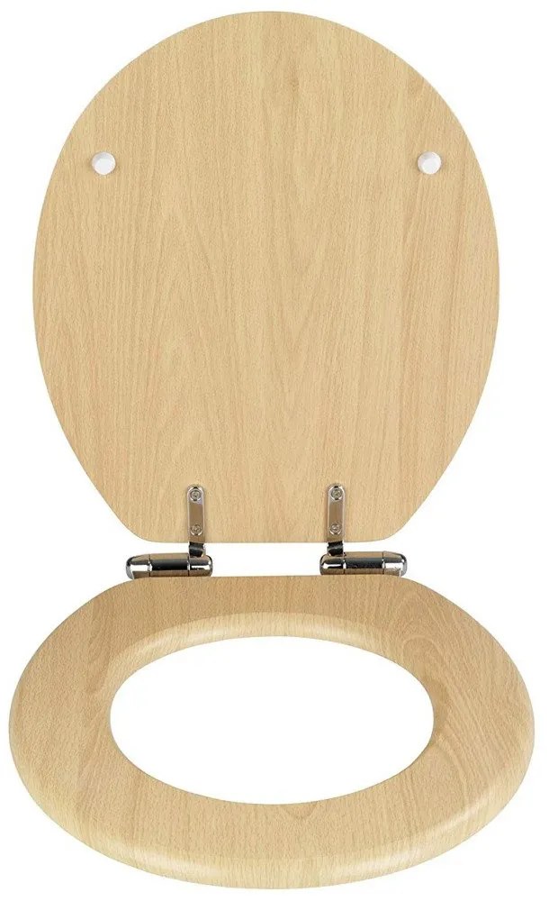 Deska sedesowa z mechanizmem wolnego opadania, MDF, WENKO