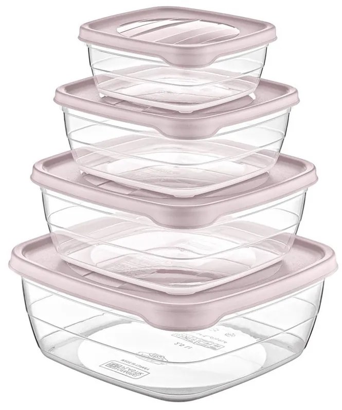 Orion 4-częściowy komplet pojemników plastikowych TREND