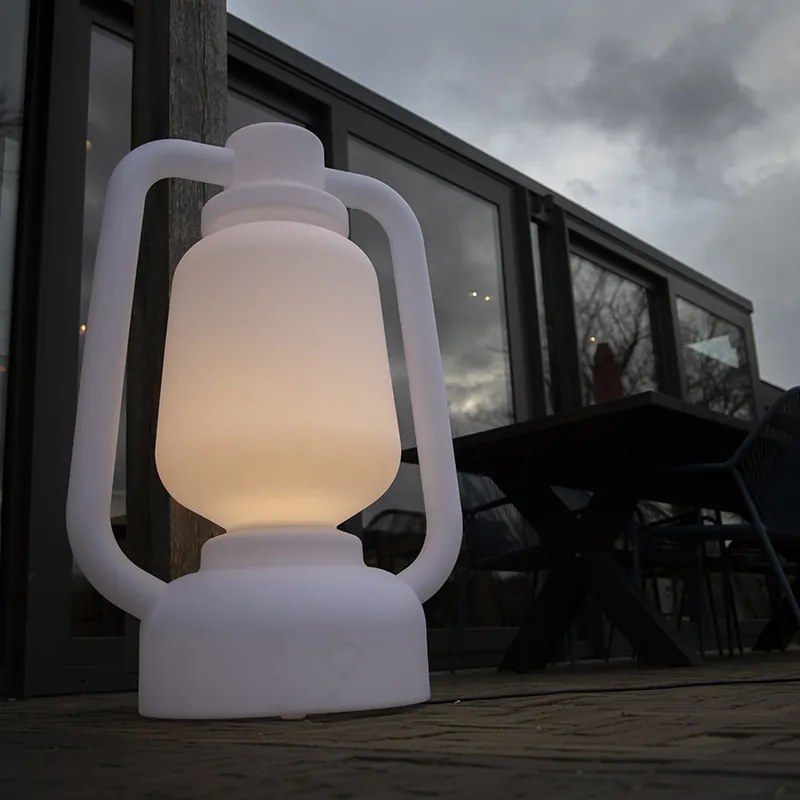 Lampa podłogowa biała 110 cm IP44 - Storm Extra Large