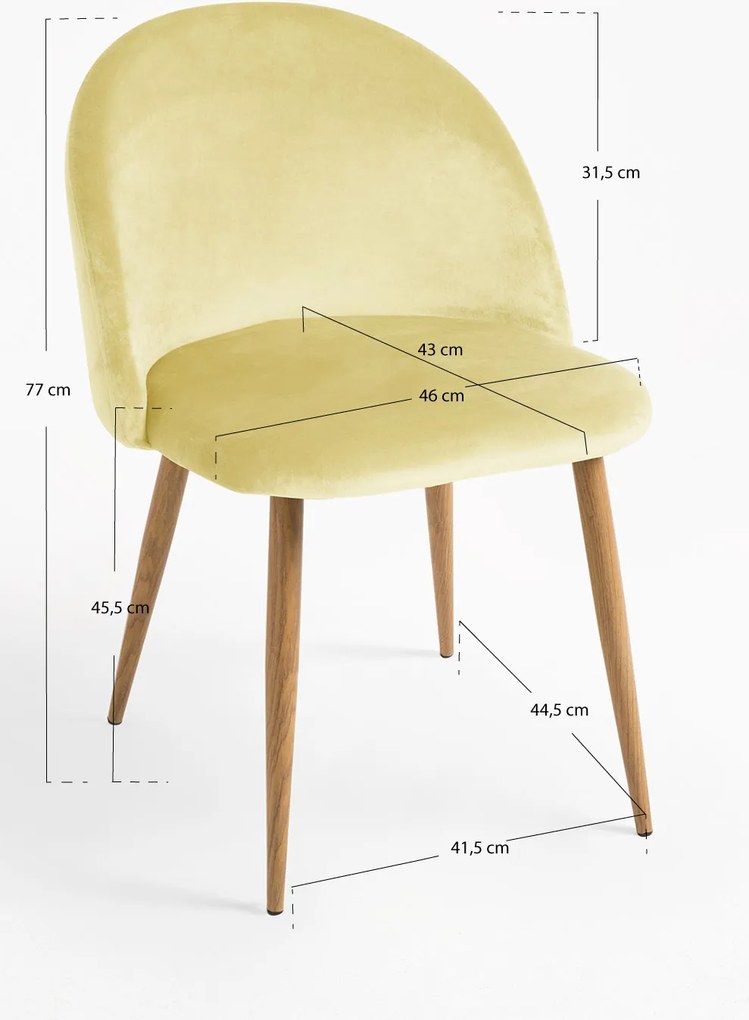 Silla Vint Terciopelo