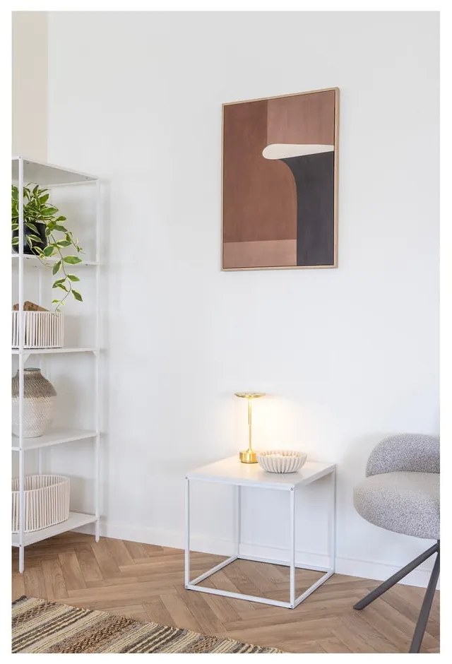 Lampa stołowa LED w kolorze mosiądzu (wysokość 28,5 cm) Lyneham – House Nordic