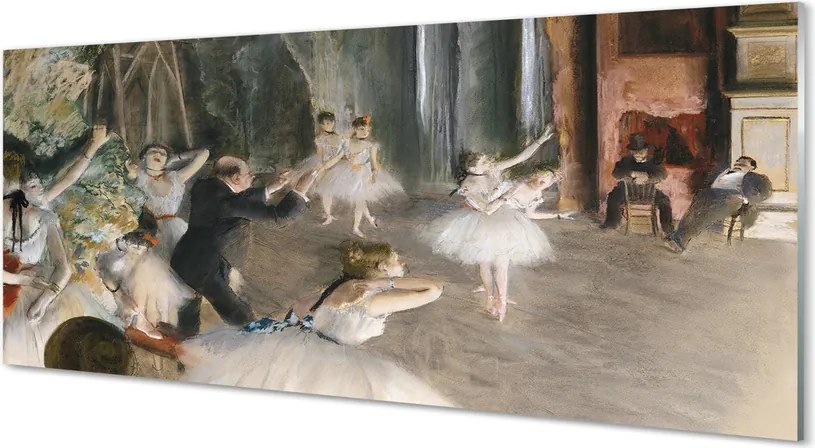 Panel nad Blat Kuchenny Próba Baletowa na Scenie - Degas