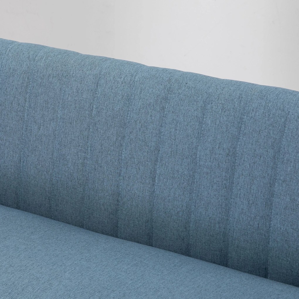 HOMCOM Sofa w wyglądzie lnianym