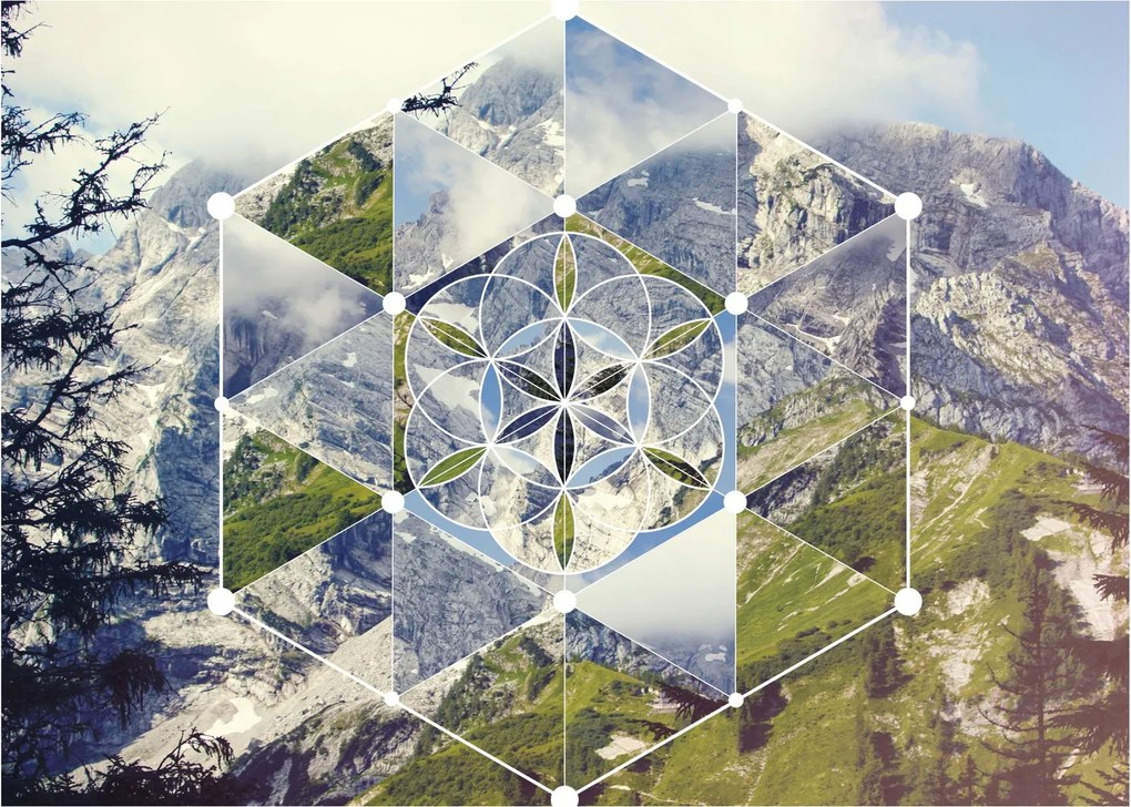 Obraz - Figura geometryczna (70x50 cm)