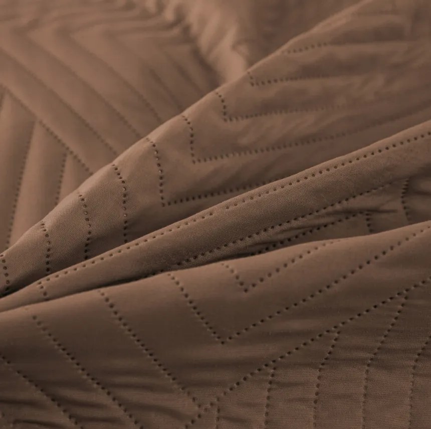 Narzuta na łóżko CALDERA, ciemny beżowy Rozmiar: 200 x 220 cm