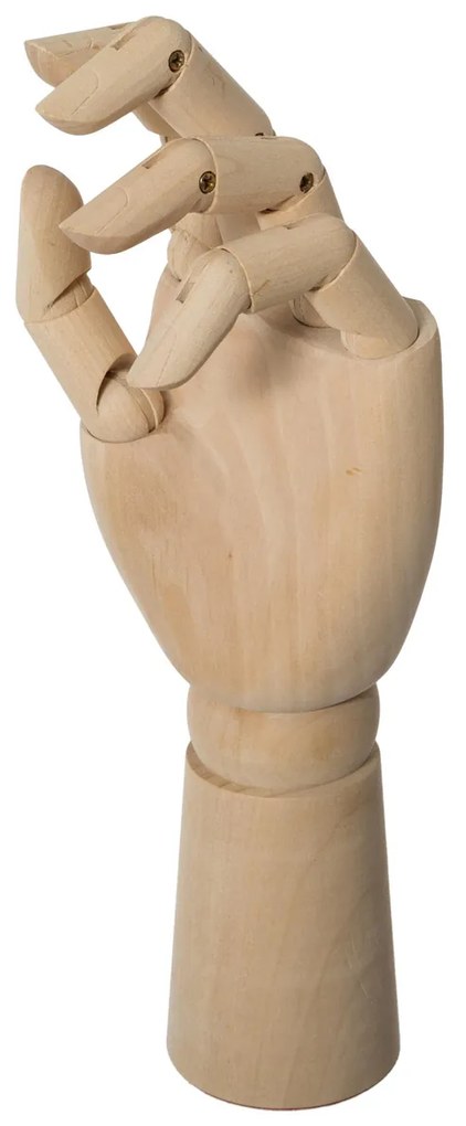 Model dłoni drewniany, 30 cm