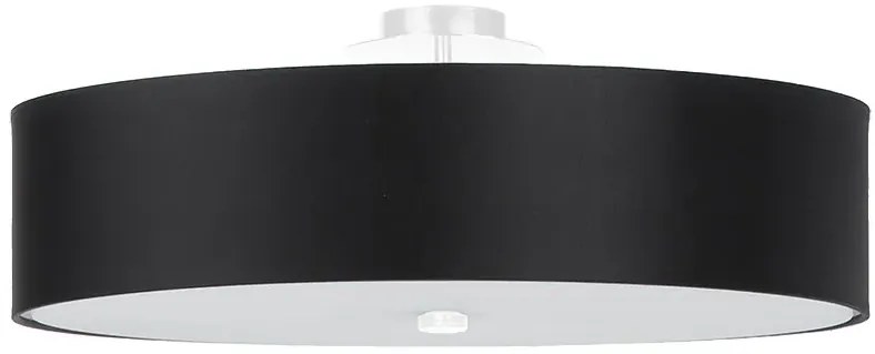 Czarny elegancki plafon z abażurem 50 cm - 18X EX662 P2-R43