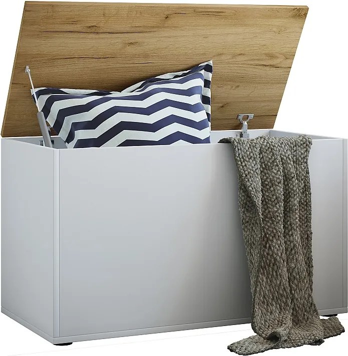 Skrzynia do siedzenia z drewna Bendola