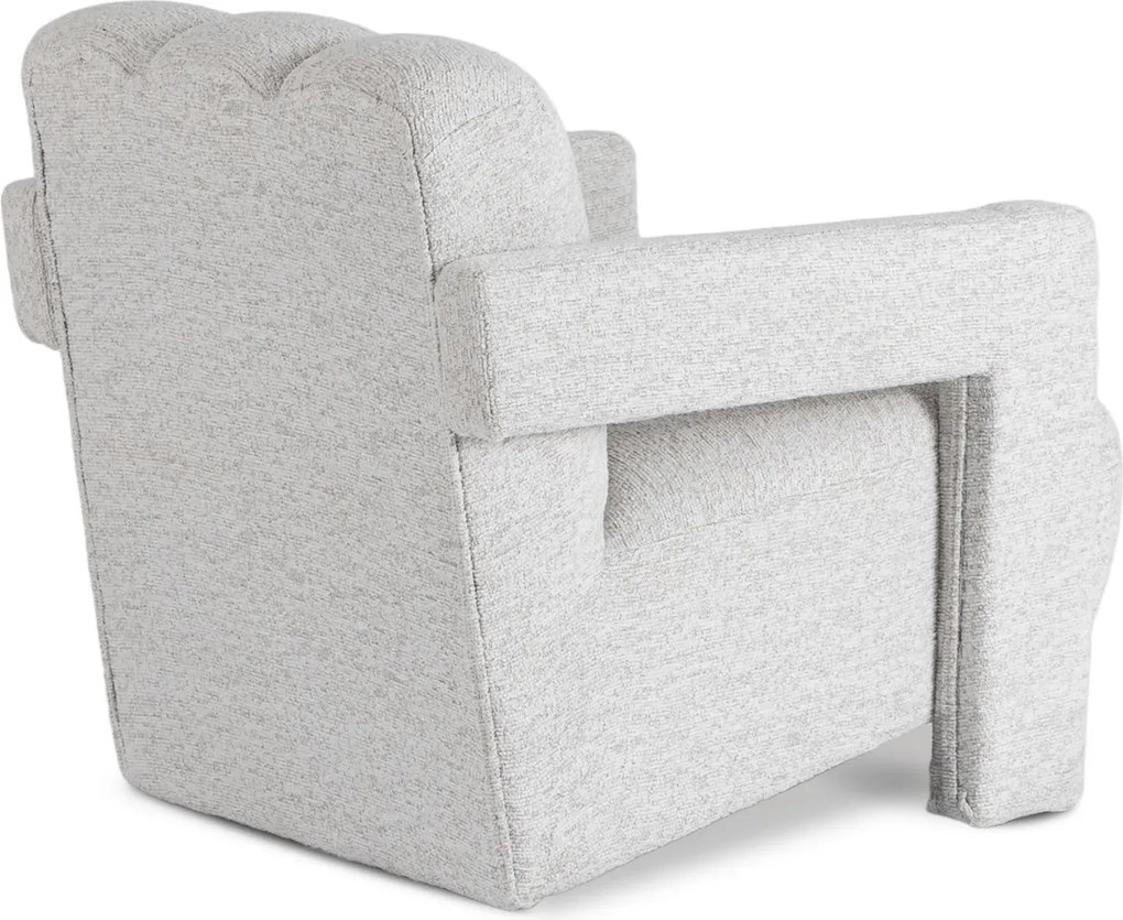 Szary fotel nowoczesny do salonu T7-K89