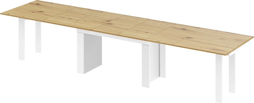 Stół z blatem rozkładanym do 410 cm Magro dąb Hubertus