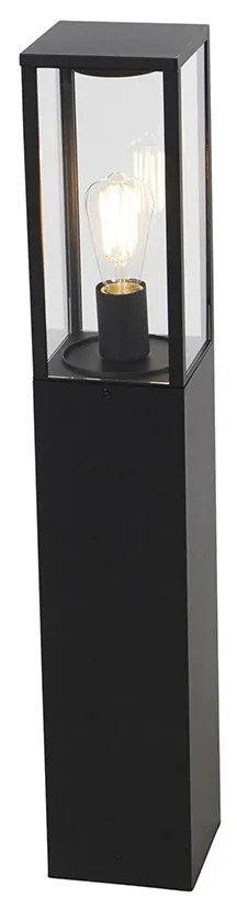 Inteligentna lampa podłogowa zewnętrzna czarna 80 cm z Wi-Fi ST64 - Charlois