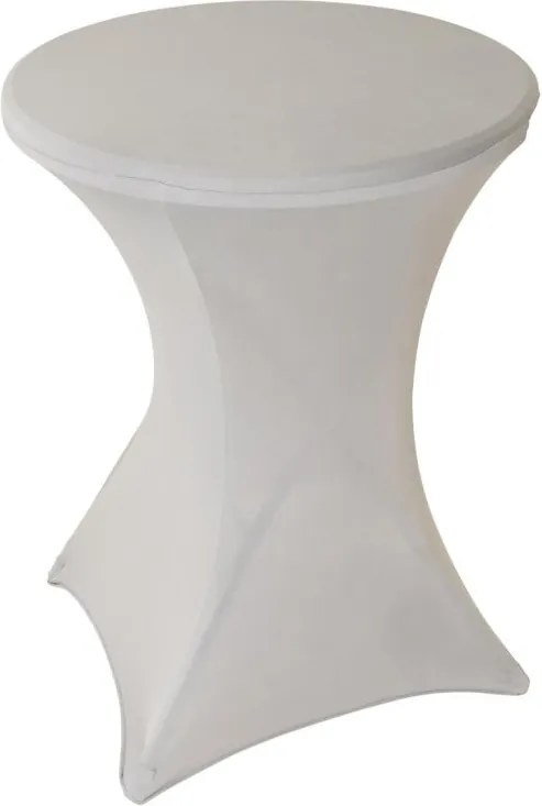 Elastyczny pokrowiec na stół koktajlowy 80x110 cm jasnoszary