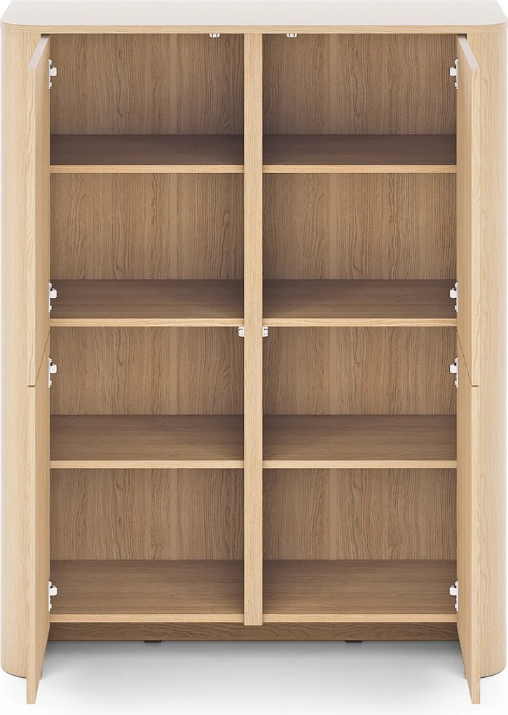 Komoda wysoka Sorrenti 103 cm - dąb vicenza
