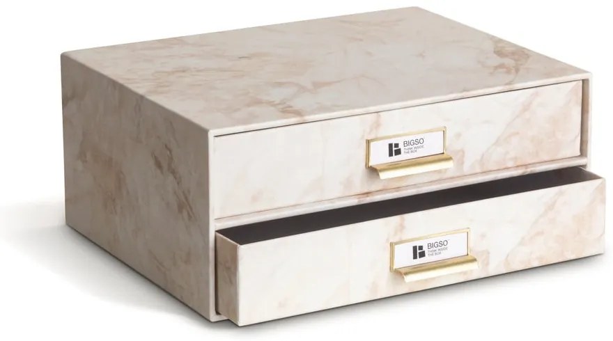 Kartonowy organizer z szufladką Birger Paper Laminate – Bigso