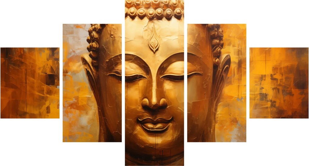 Obraz - Budda, obraz olejny (125x70 cm)