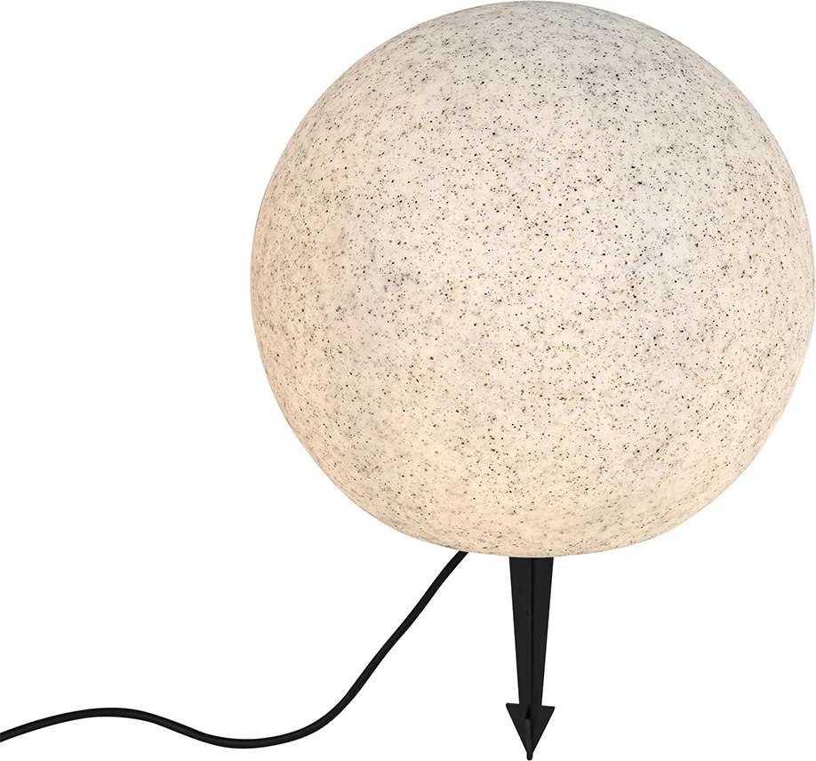 Nowoczesna lampa zewnętrzna szara 35 cm IP65 - Nura