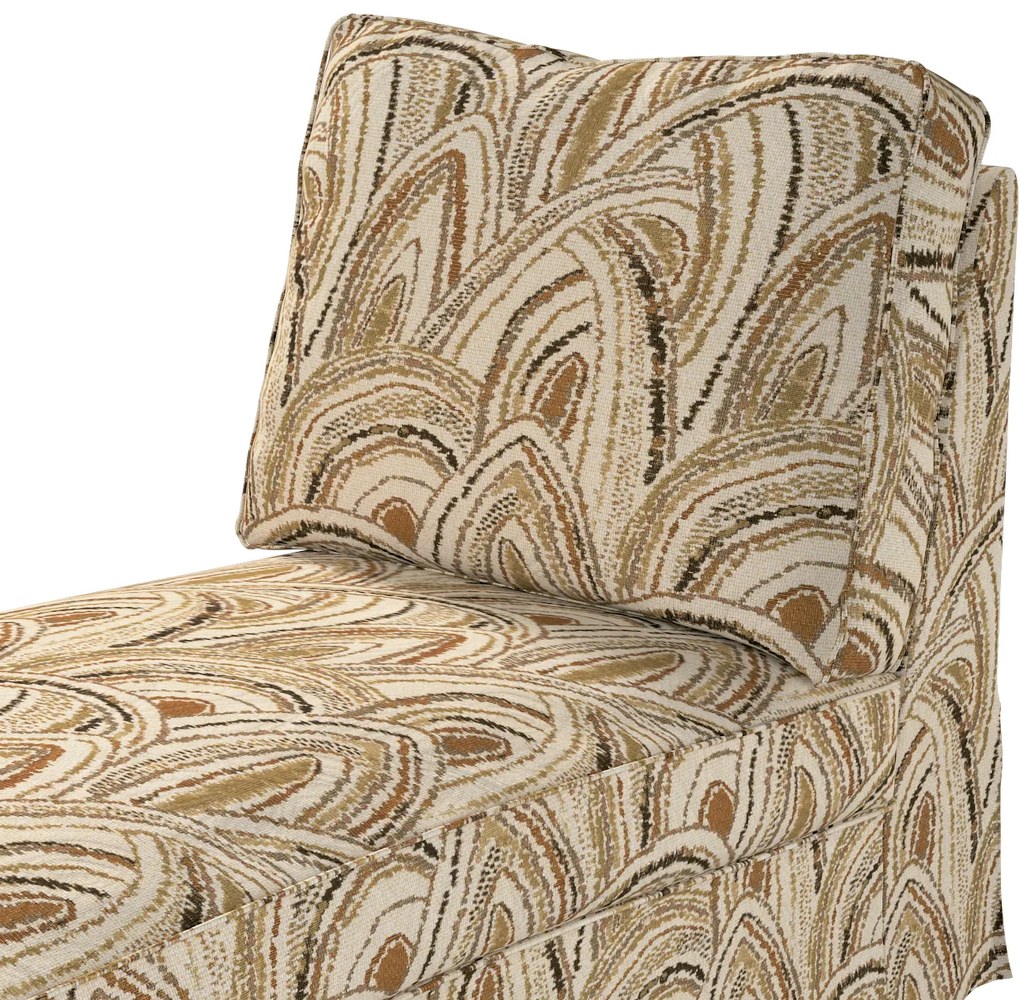 Pokrowiec na szezlong/ leżankę Ektorp wolnostojący prosty tył