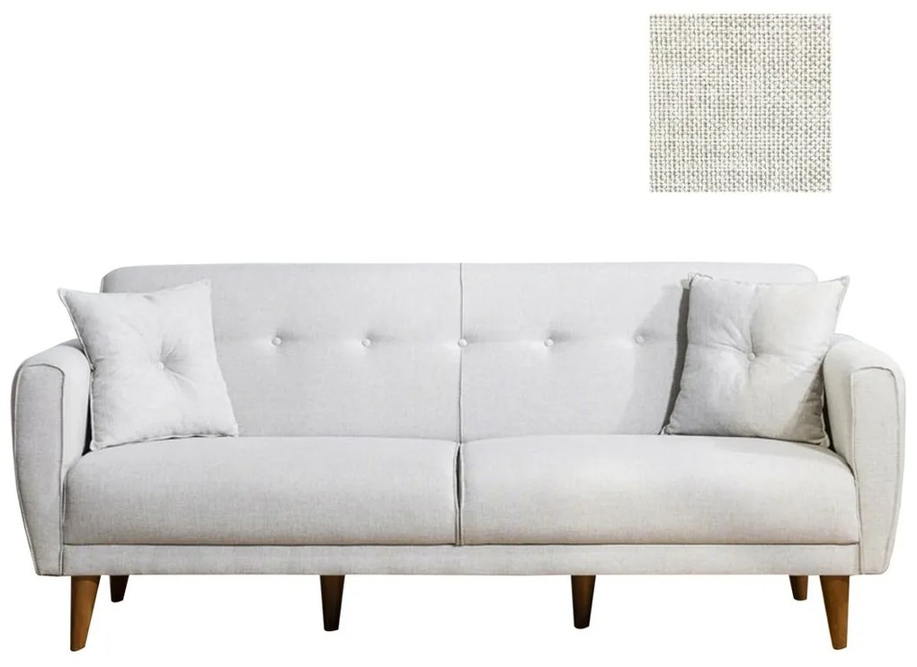 Sofa rozkładana Aria kremowa