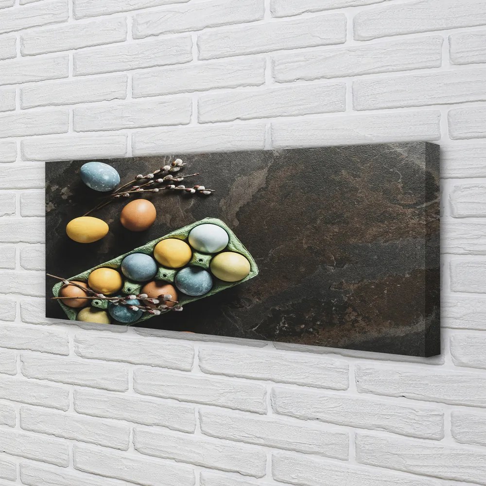 Fotoobraz na płótnie Jajka i Bazie