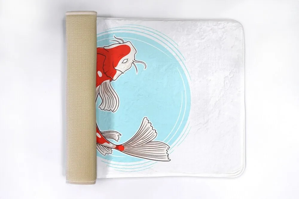 Dywanik łazienkowy antypoślizgowy Dywanik łazienkowy antypoślizgowy Karp Koi