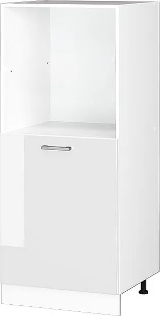 Szafka kuchenna biały wysoki połysk 60x57x143 r-line