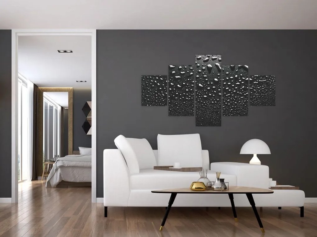 Obraz kropli wody (125x70 cm)