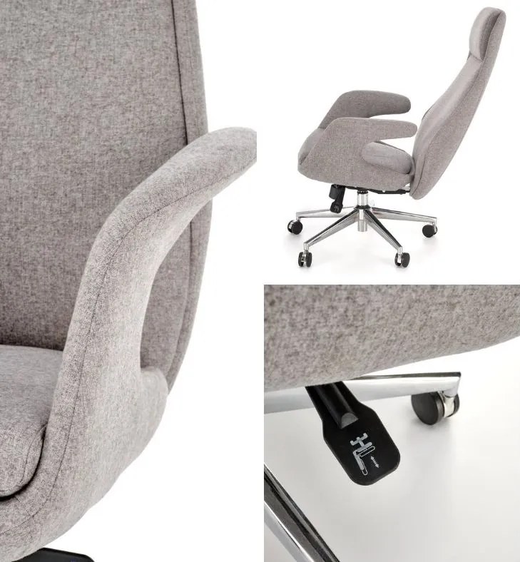 Fotel gabinetowy z wysokim oparciem Kevin Halmar